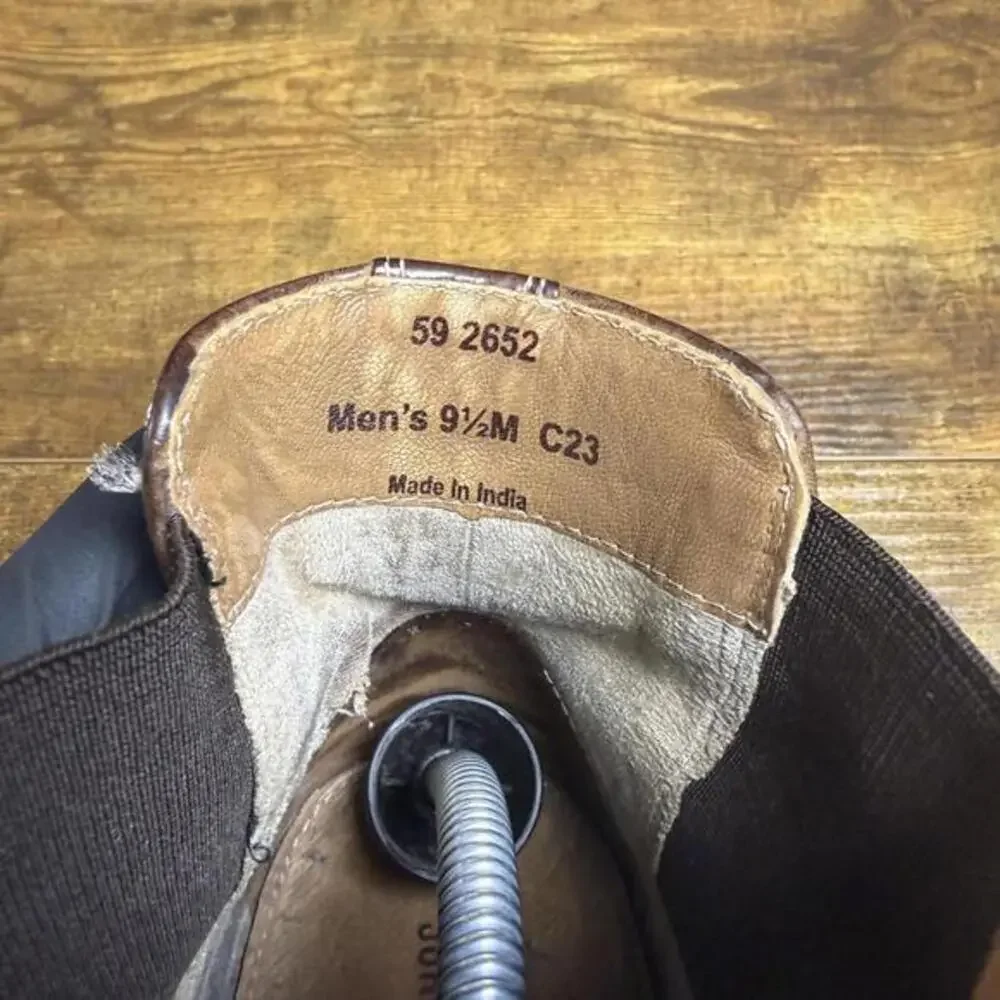 Johnston & Murphy 59-2652 Brown Leather Chelsea Boots Mens‎ 9.5M